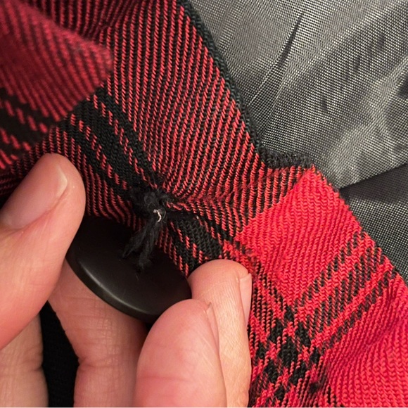 Lynn and Co Vintage Flannel and Wool Plaid Wrap Pencil Skirt - Picture 3 of 5